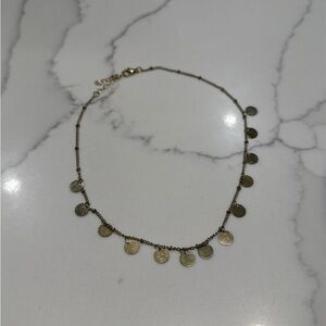 Amazon Gold Disc Necklace